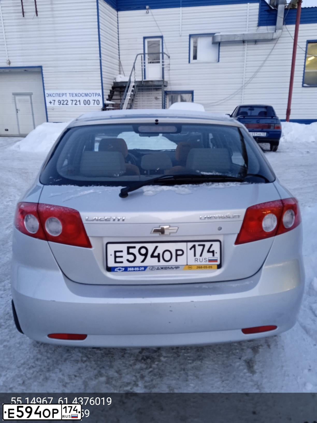 Фото автомобиля (CHEVROLET) ШЕВРОЛЕ ЛАЦЕТТИ (LACETTI), 2011 — госномер Е594ОР174