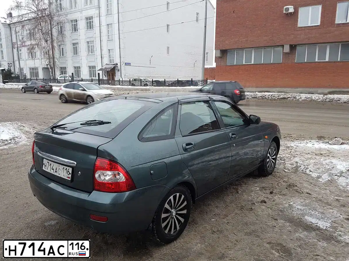 Фото автомобиля LADA PRIORA, 2010 — госномер С131АК716. Цвет: СЕРО-СИНЕ-ЗЕЛЕНЫЙ