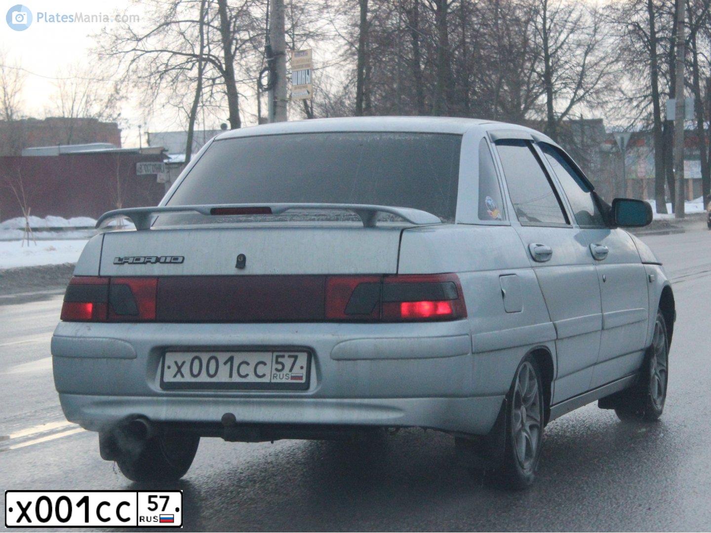 Фото автомобиля LADA 1118 KALINA, 2008 — госномер Р256УМ57. Цвет: Темно-серый металлик