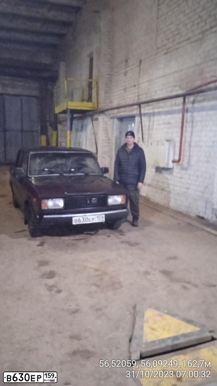 Фото автомобиля LADA 2107, 2008 — госномер В630ЕР159. Цвет: ТЕМНО-КОРИЧНЕВЫЙ