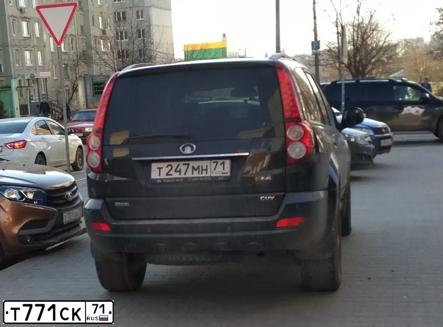 Фото автомобиля HONDA CIVIC, 2008 — госномер Т771СК71. Цвет: Красный