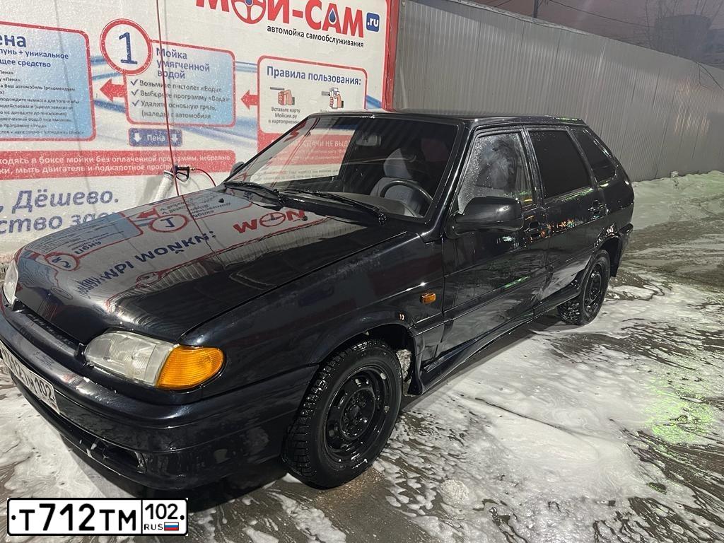 Фото автомобиля LADA 2114 SAMARA, 2007 — госномер Т712ТМ102. Цвет: ГРАФИТОВЫЙ МЕТАЛЛИК
