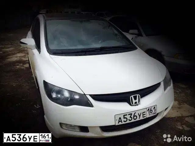 Фото автомобиля HONDA CIVIC, 2008 — госномер С222МЕ161. Цвет: БЕЛЫЙ