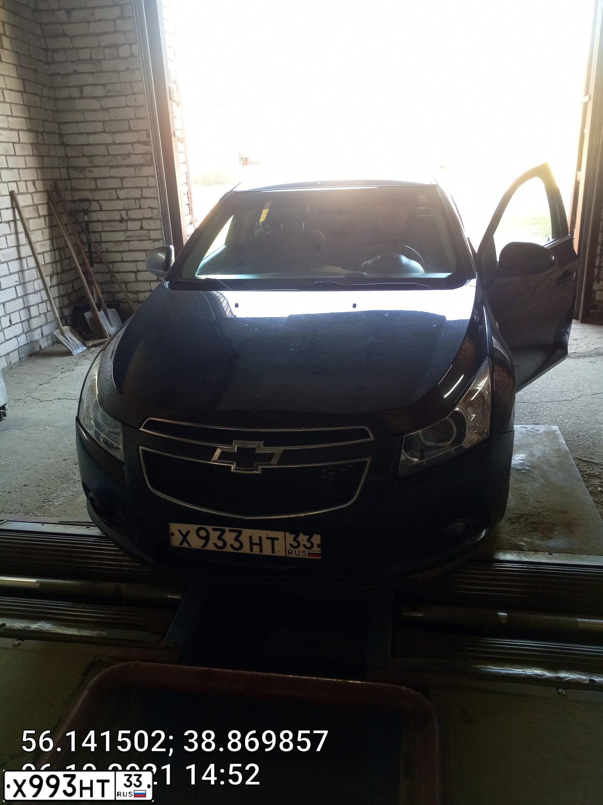 Фото автомобиля CHEVROLET CRUZE, 2010 — госномер Н487УТ197. Цвет: ЧЕРНЫЙ