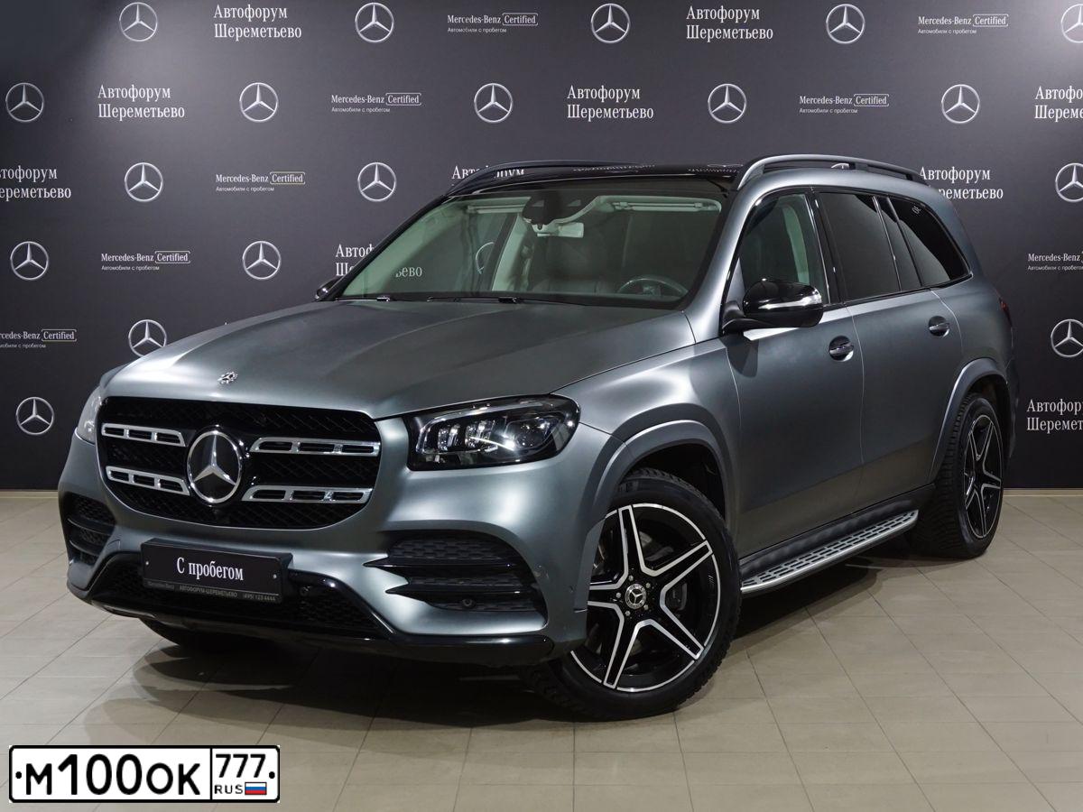 Фото автомобиля MERCEDES GL-KLASSE, 2018 — госномер Н057ХЕ32. Цвет: Белый