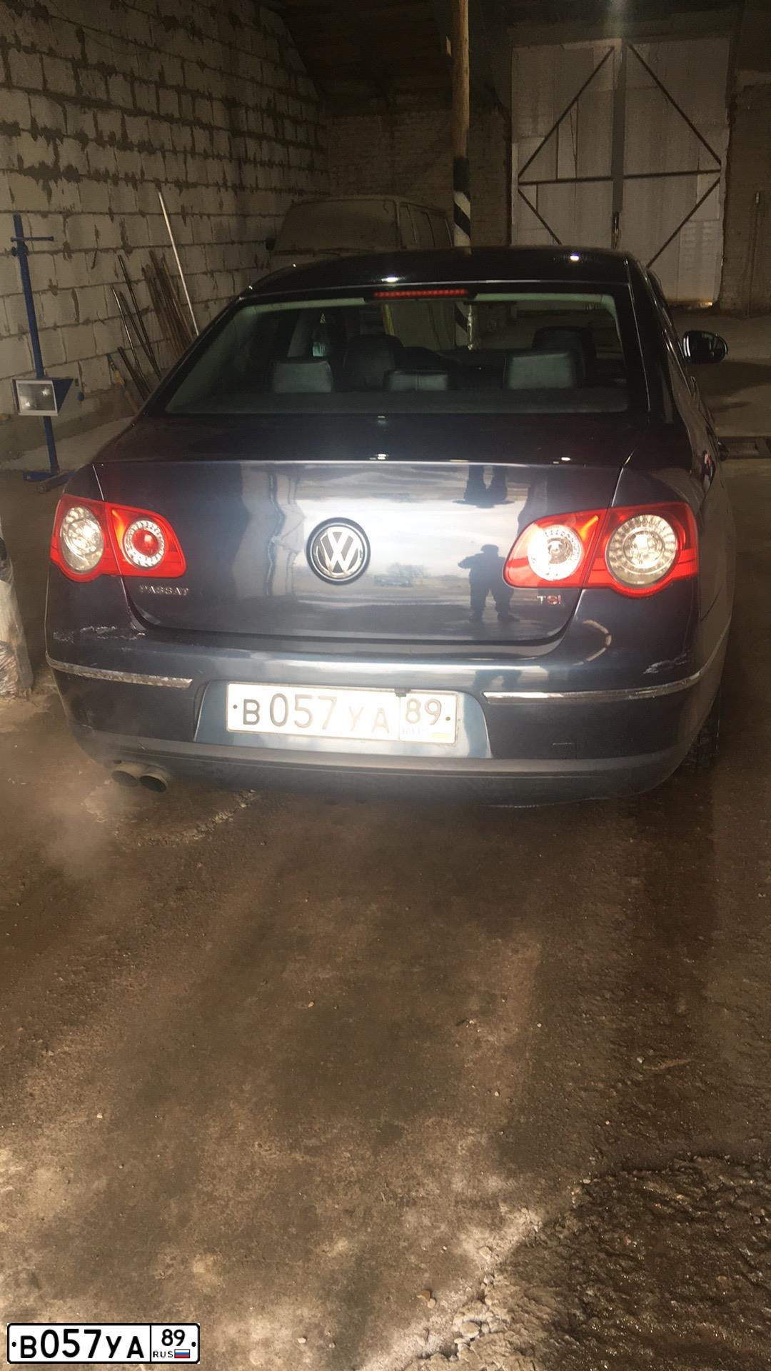 Фото автомобиля VOLKSWAGEN PASSAT, 2008 — госномер Р197РС40. Цвет: СЕРО-СИНИЙ