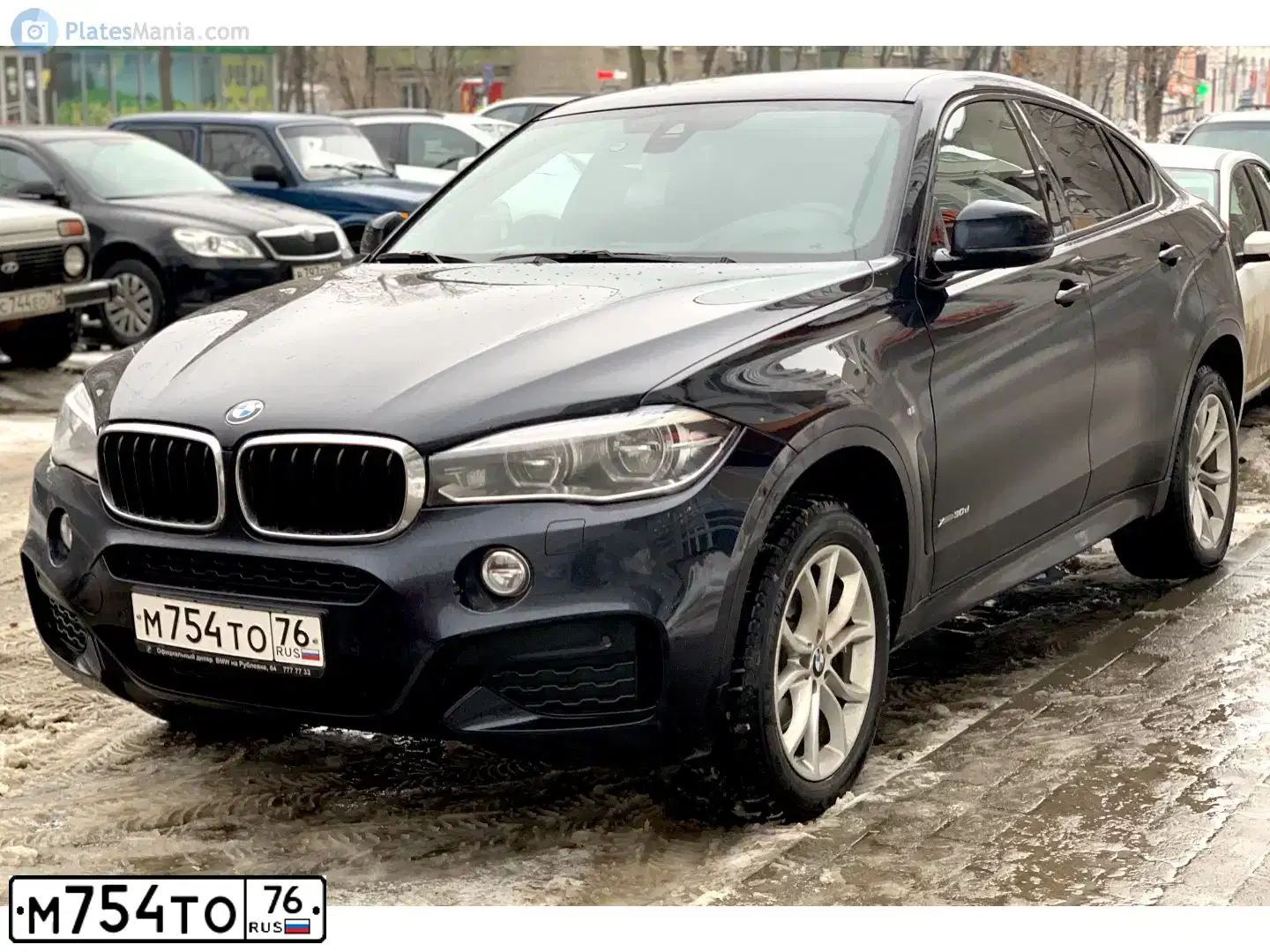 Фото автомобиля BMW X6, 2018 — госномер М754ТО76