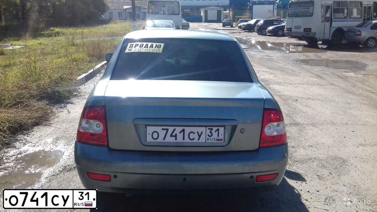 Фото автомобиля LADA 2170 PRIORA, 2009 — госномер Т933ТТ31. Цвет: СРЕДНИЙ СЕРО-ЗЕЛЕНЫЙ МЕТ