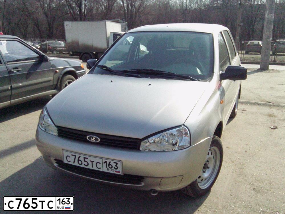 Фото автомобиля LADA 1117 KALINA, 2013 — госномер С765ТС163. Цвет: БЕЖЕВЫЙ