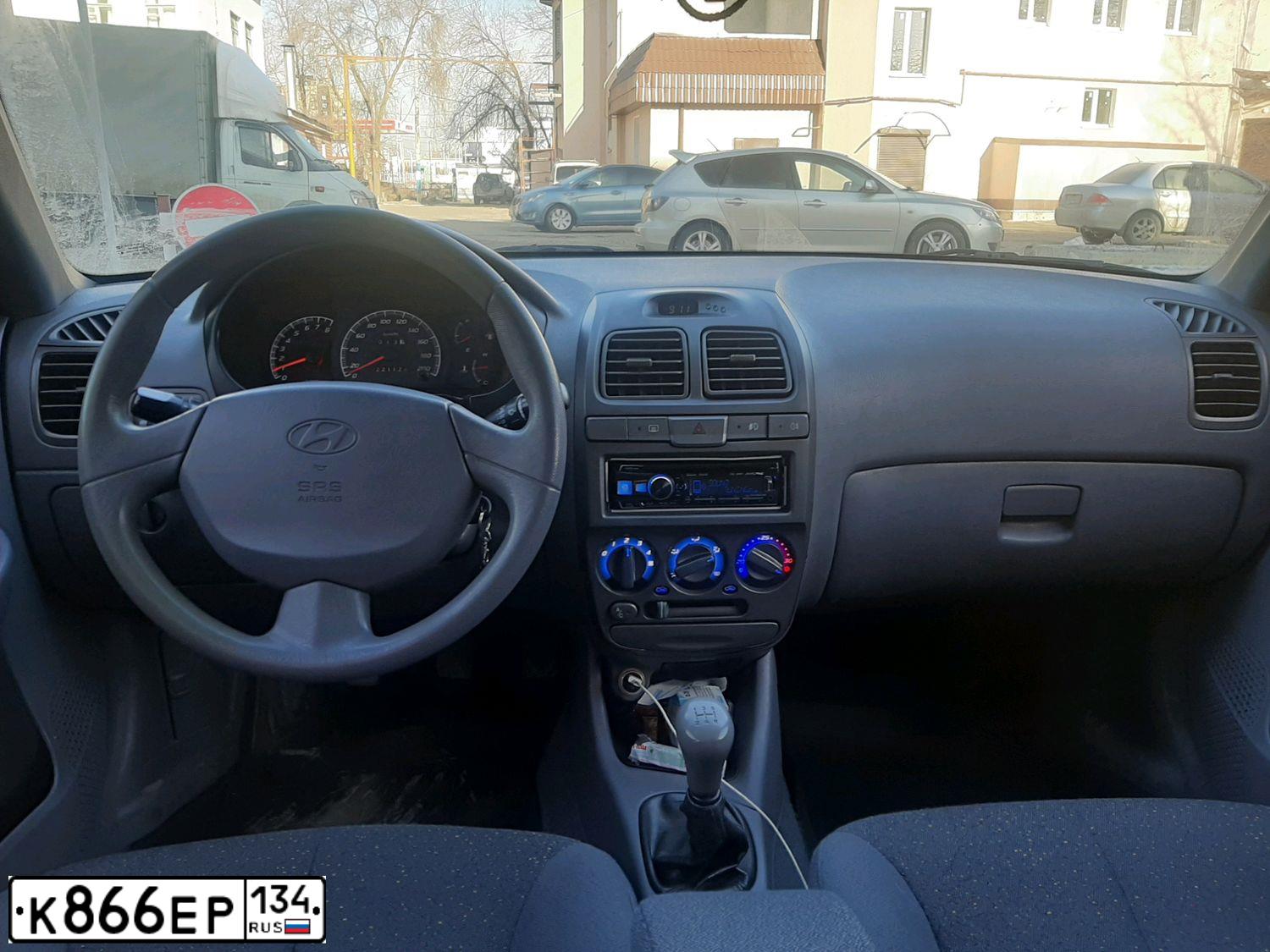 Фото автомобиля TAGAZ ACCENT, 2007 — госномер К866ЕР134. Цвет: БЕЖЕВЫЙ СВЕТЛЫЙ