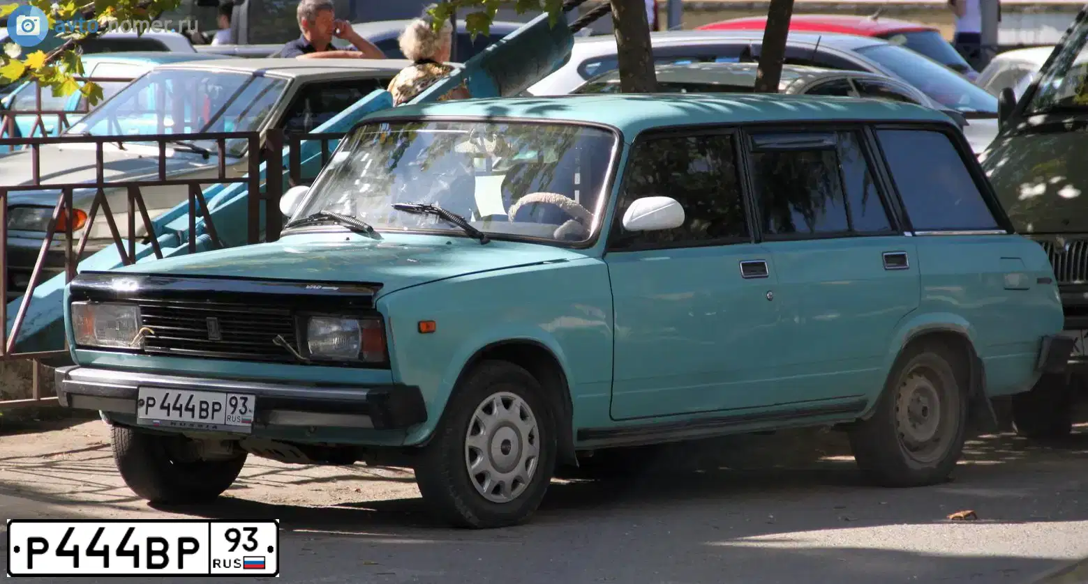 Фото автомобиля LADA 2104, 2001 — госномер Р444ВР93. Цвет: ЗЕЛЕНО-ГОЛУБОЙ