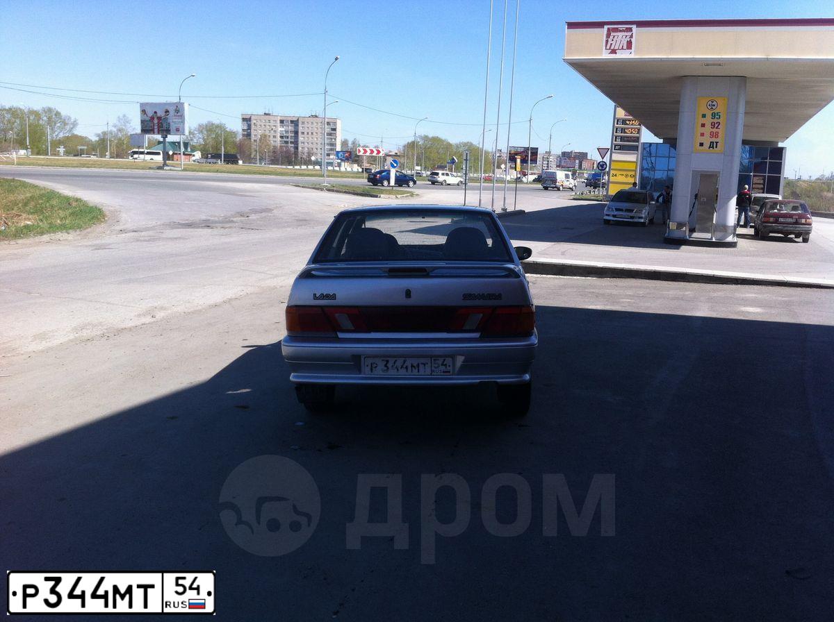 Фото автомобиля LADA 2115 SAMARA, 2010 — госномер Р344МТ54. Цвет: ЧЕРНЫЙ