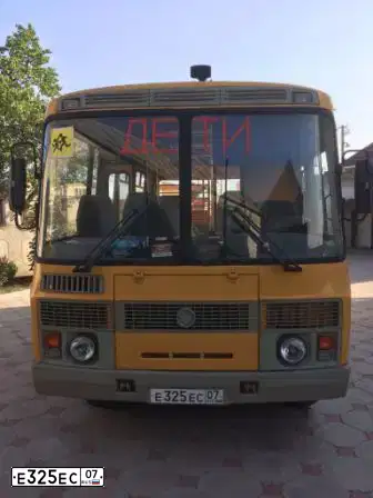 Фото автомобиля ПАЗ 3205, 2011 — госномер В037УА193. Цвет: ЖЕЛТЫЙ