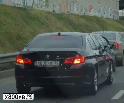 Фото автомобиля BMW SERIE 5, 2012 — госномер Е513ВС799. Цвет: ЧЕРНЫЙ