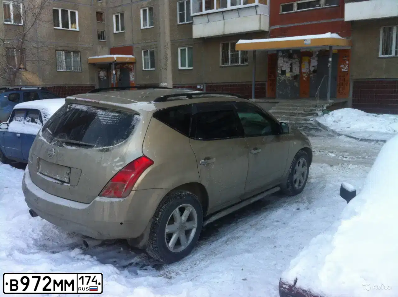 Фото автомобиля NISSAN MURANO, 2006 — госномер М925СО154. Цвет: ЗОЛОТИСТЫЙ