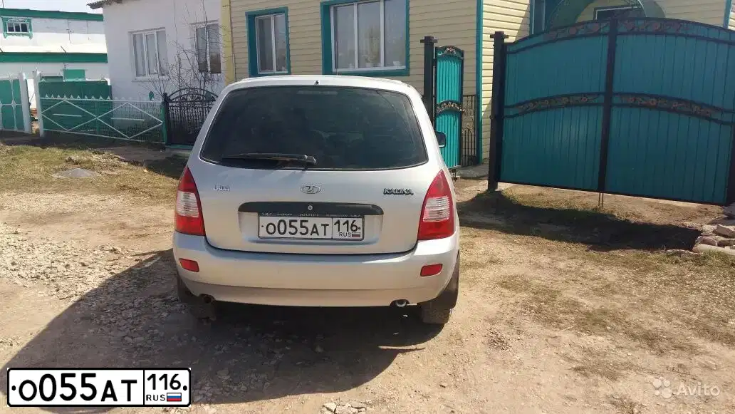 Фото автомобиля LADA 1117 KALINA, 2011 — госномер О055АТ116. Цвет: Серебристый