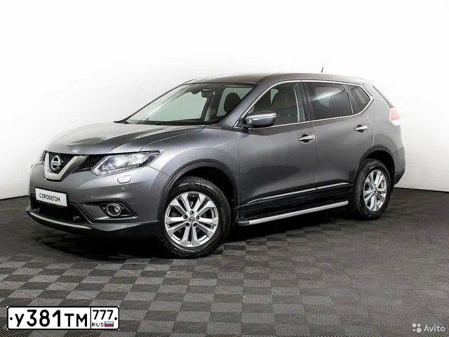 Фото автомобиля NISSAN X-TRAIL, 2016 — госномер С669СХ799. Цвет: Серый