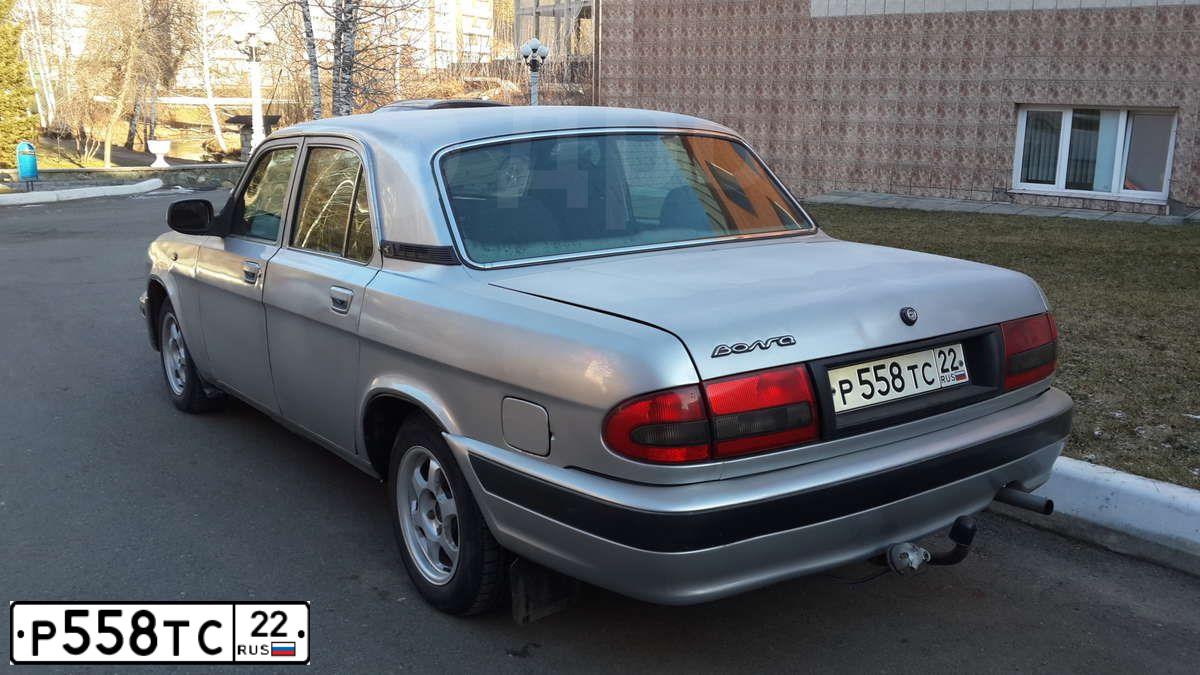 Фото автомобиля GAZ 3110 WOLGA, 2004 — госномер А529ВС45. Цвет: БУРАН