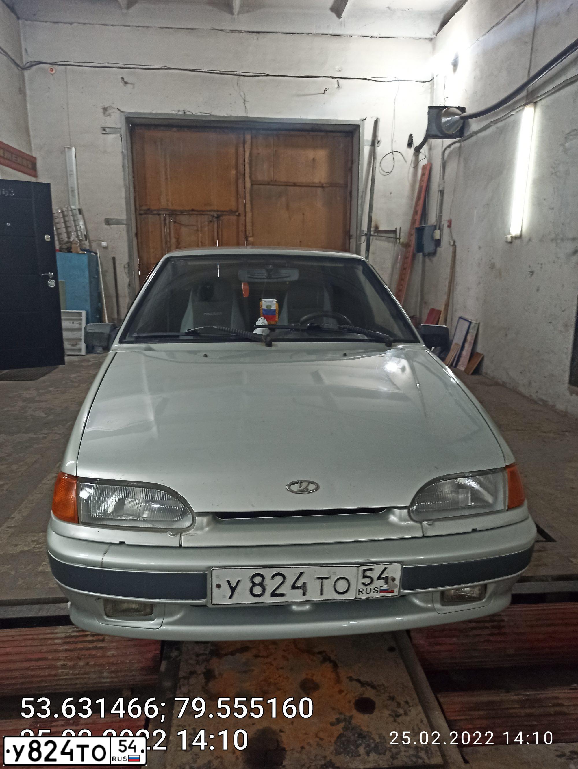 Фото автомобиля LADA 2115, 2006 — госномер В056КТ122. Цвет: МОЛОЧНО БЕЛЫЙ СЕРЕБР