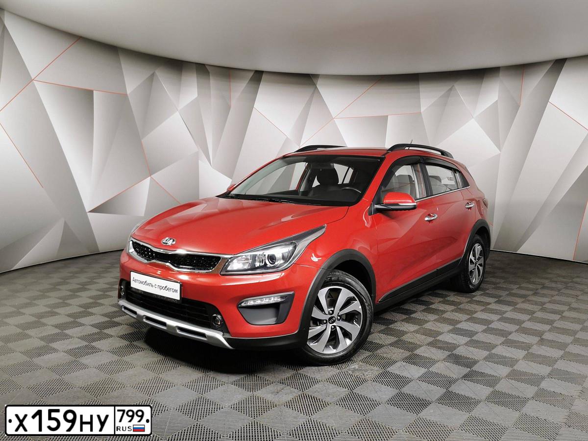 Фото автомобиля KIA RIO, 2019 — госномер М950НС134. Цвет: Красный