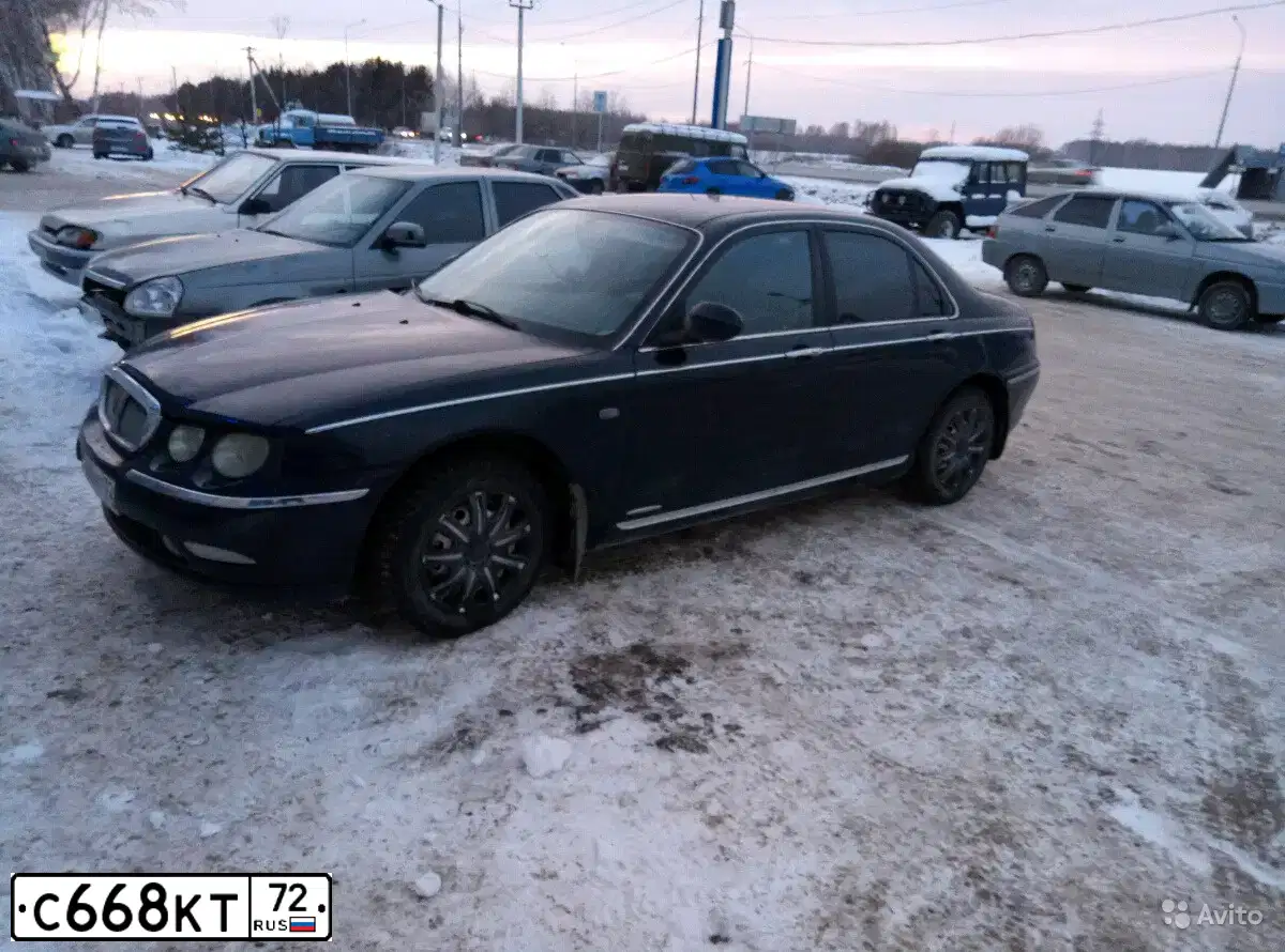 Фото автомобиля ROVER R 75, 2000 — госномер Х833РР72. Цвет: синий