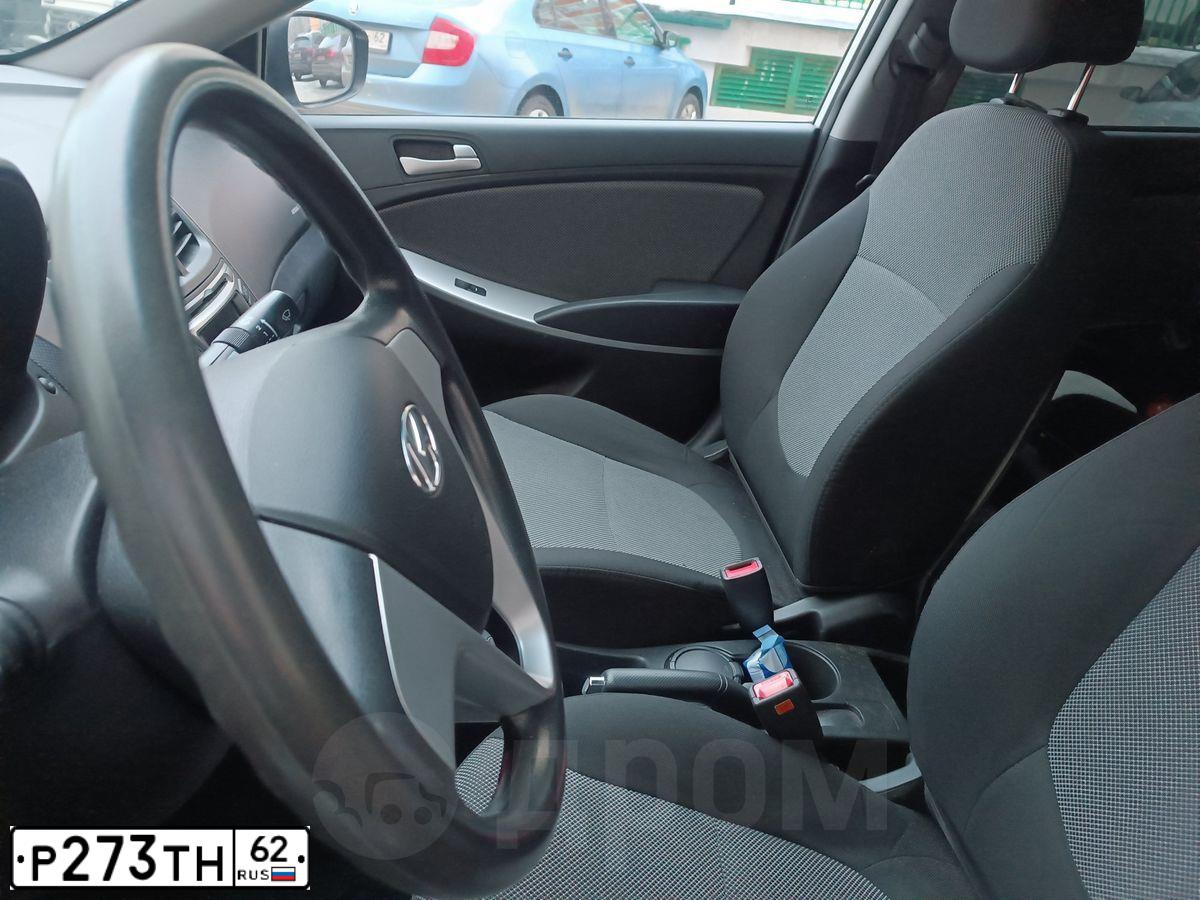 Фото автомобиля HYUNDAI SOLARIS, 2014 — госномер Т828ЕХ58. Цвет: Серебристый