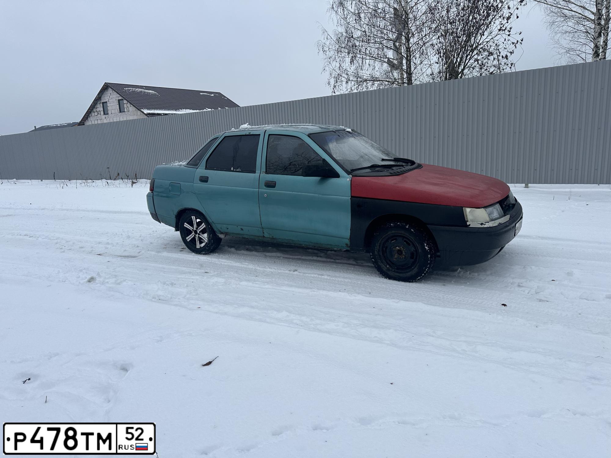 Фото автомобиля LADA 2110, 1999 — госномер Р478ТМ52. Цвет: ЗЕЛЕНО-ГОЛУБОЙ