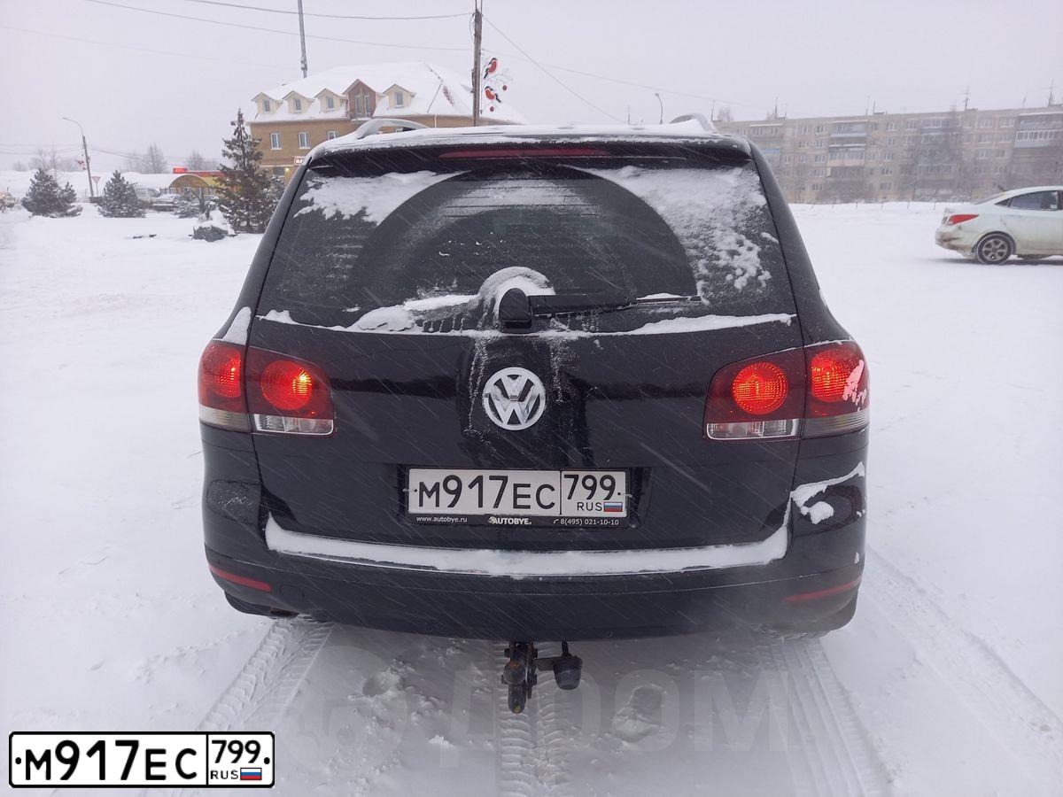 Фото автомобиля VOLKSWAGEN TOUAREG, 2008 — госномер М917ЕС799. Цвет: ЧЕРНЫЙ