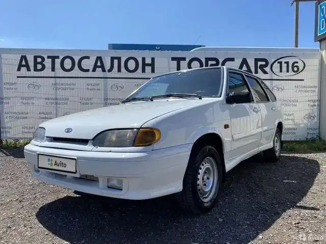 Фото автомобиля LADA 2114 SAMARA, 2013 — госномер К436ТУ716. Цвет: Белый