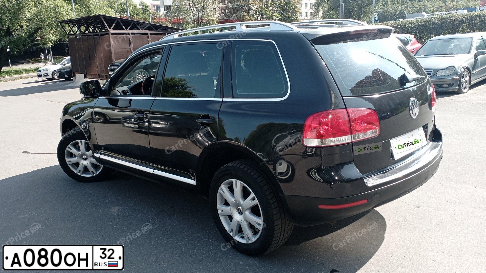 Фото автомобиля VOLKSWAGEN TOUAREG, 2006 — госномер М701ОС67. Цвет: ЧЕРНЫЙ