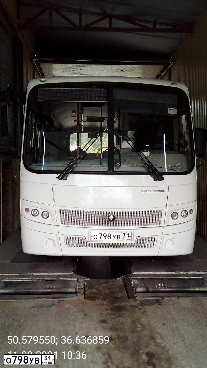 Фото автомобиля ПАЗ 320412-05, 2018 — госномер О798УВ31