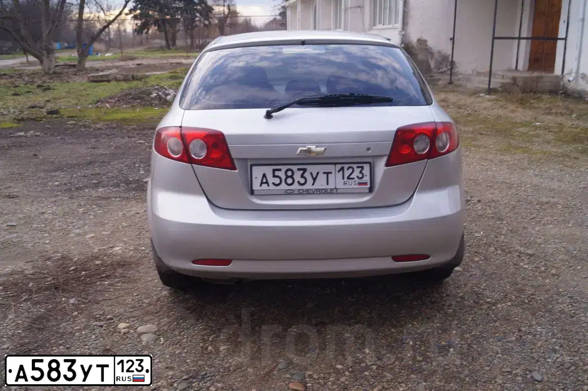 Фото автомобиля CHEVROLET LACETTI, 2006 — госномер А583УТ123. Цвет: Серый