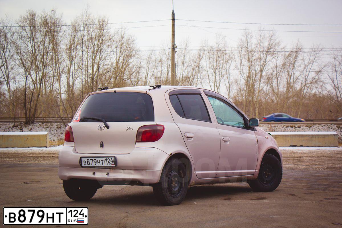 Фото автомобиля ТОЙОТА ВИТЦ, 2000 — госномер В879НТ124