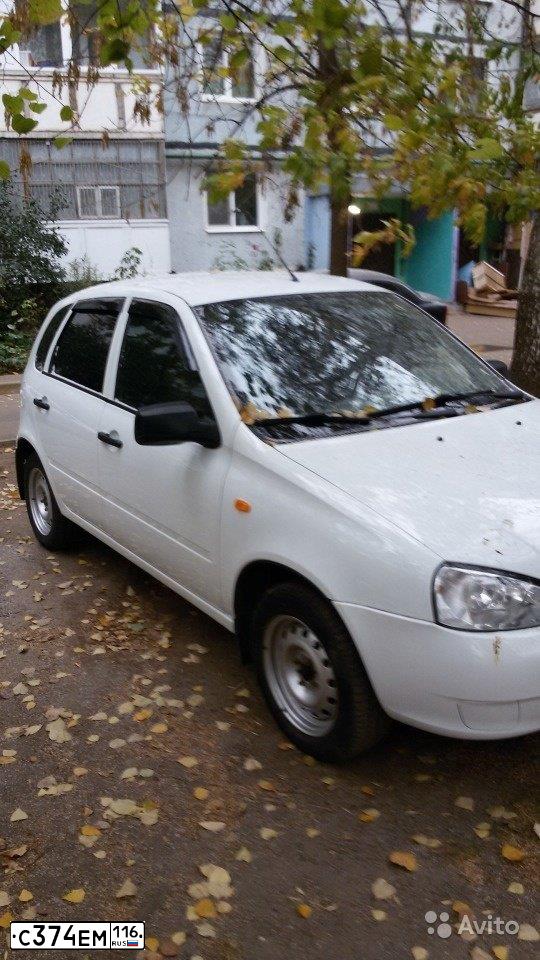 Фото автомобиля LADA 1119 KALINA, 2012 — госномер С374ЕМ116. Цвет: Белый