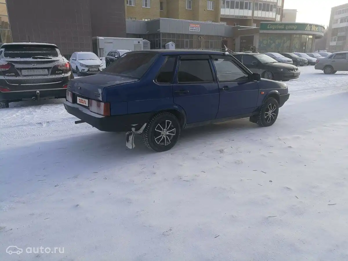 Фото автомобиля LADA 2109, 2002 — госномер С150СУ196. Цвет: синий