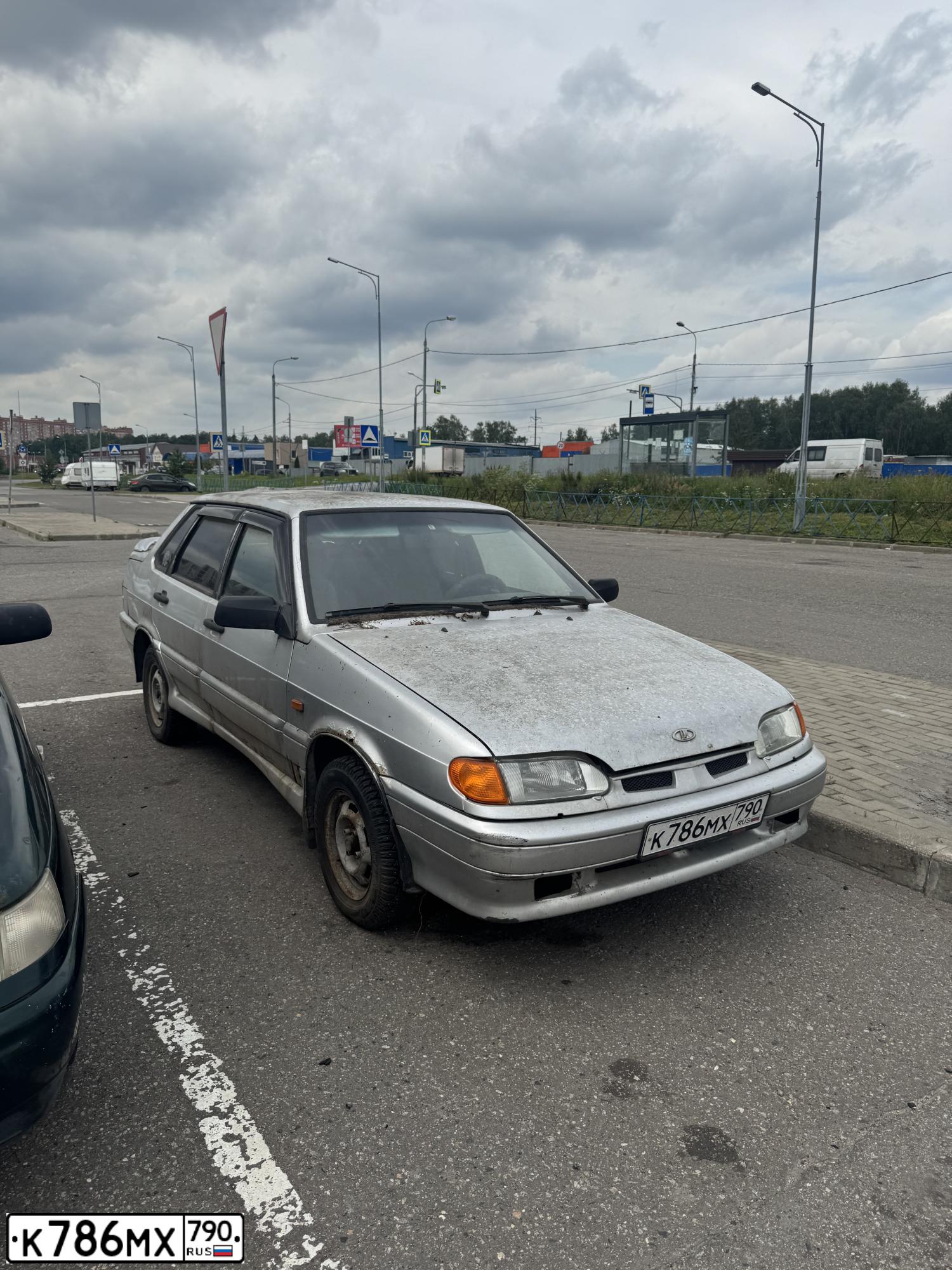 Фото автомобиля LADA 2115 SAMARA, 2003 — госномер К786МХ790. Цвет: СЕРЕБРИСТЫЙ