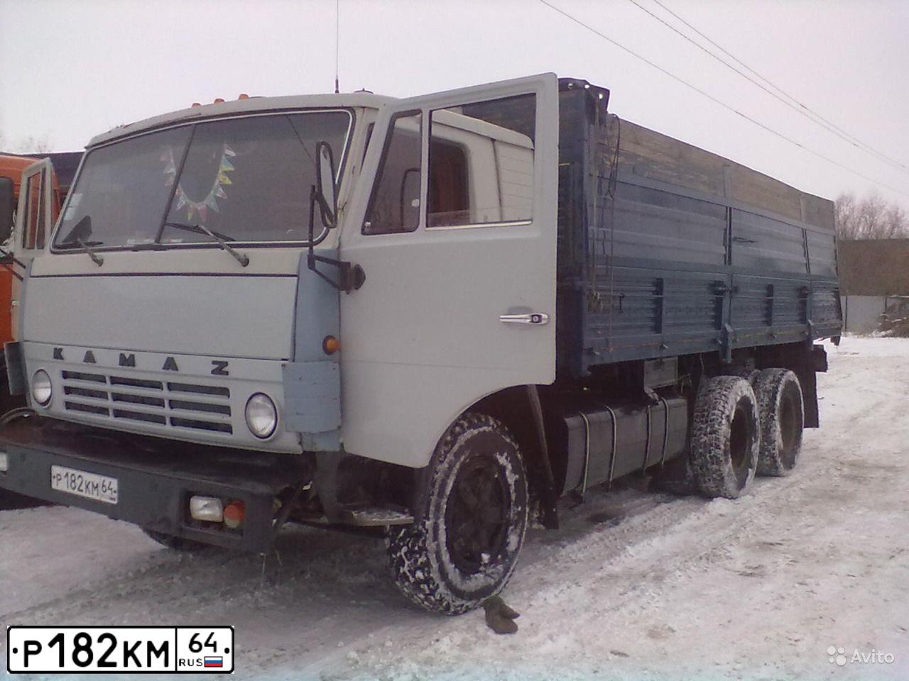 Фото автомобиля KAMAZ 5320 /6X4/, 1996 — госномер Р182КМ64. Цвет: СВЕТЛО-СЕРЫЙ