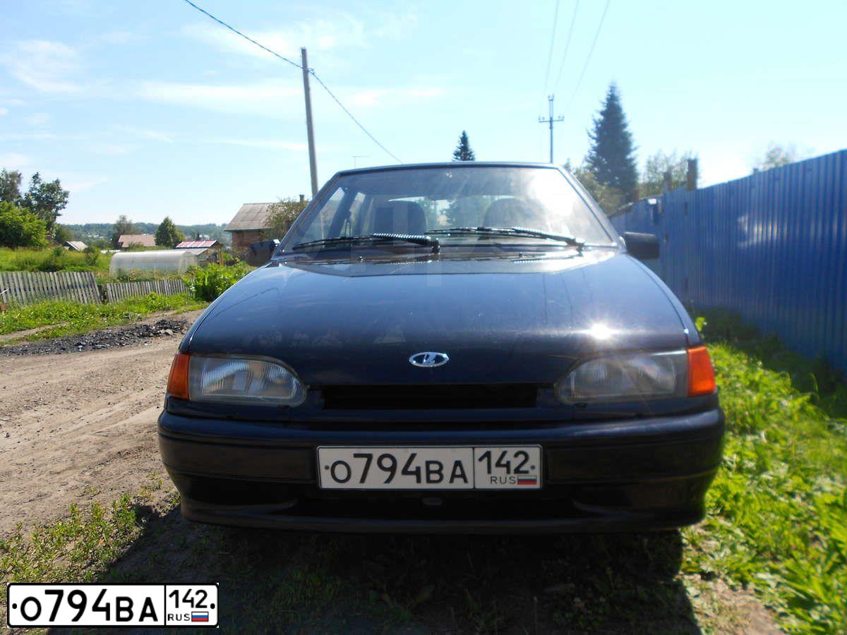 Фото автомобиля LADA 2114 SAMARA, 2012 — госномер О794ВА142. Цвет: Сине-Черный