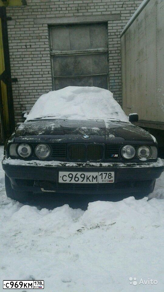 Фото автомобиля BMW SERIE 5, 1991 — госномер С969КМ178. Цвет: ЧЕРНЫЙ