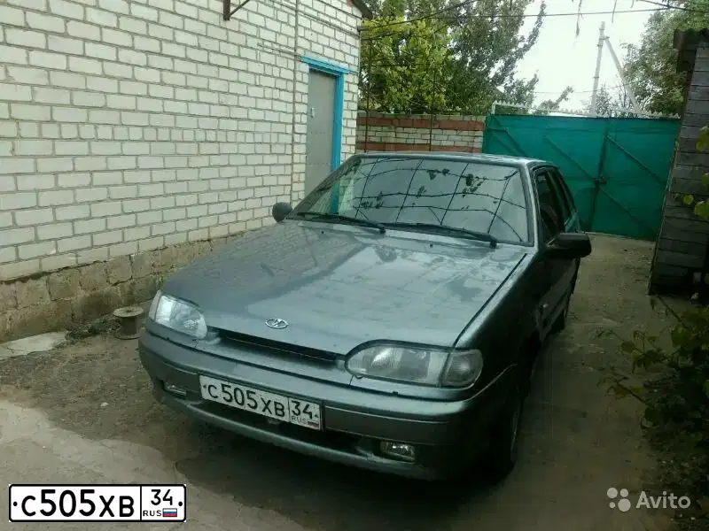 Фото автомобиля LADA 2114 SAMARA, 2008 — госномер С505ХВ34. Цвет: средний серо-зеленый металлик