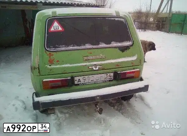 Фото автомобиля LADA 2121 NIVA, 1985 — госномер А992ОР34. Цвет: ТАБАК