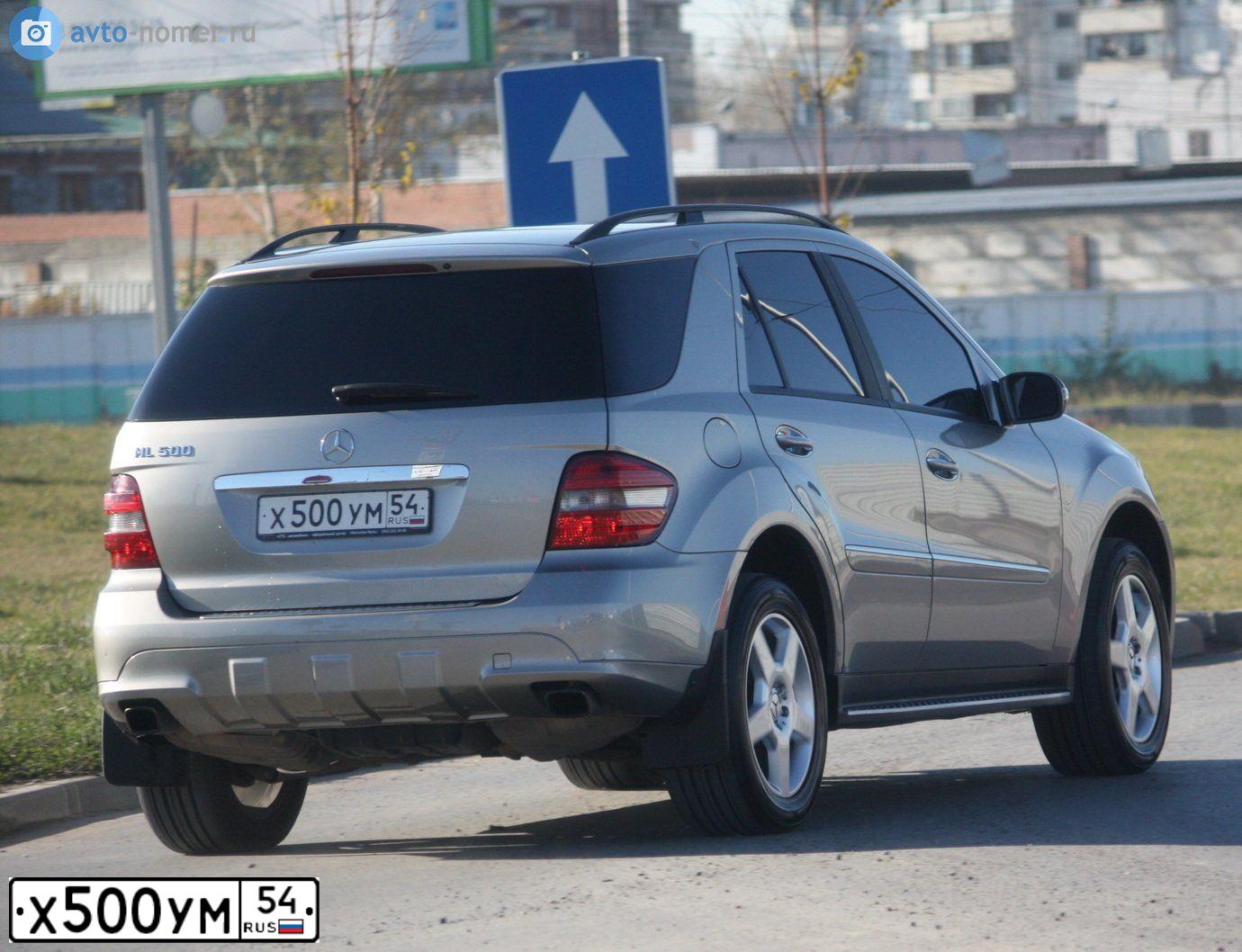 Фото автомобиля MERCEDES M-KLASSE, 2005 — госномер В460РН154. Цвет: СЕРЫЙ
