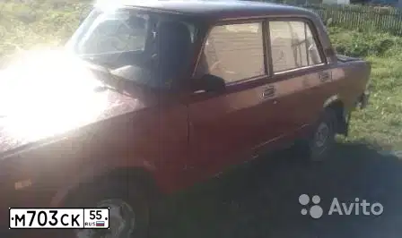 Фото автомобиля LADA 2105, 1997 — госномер М703СК55. Цвет: Красный