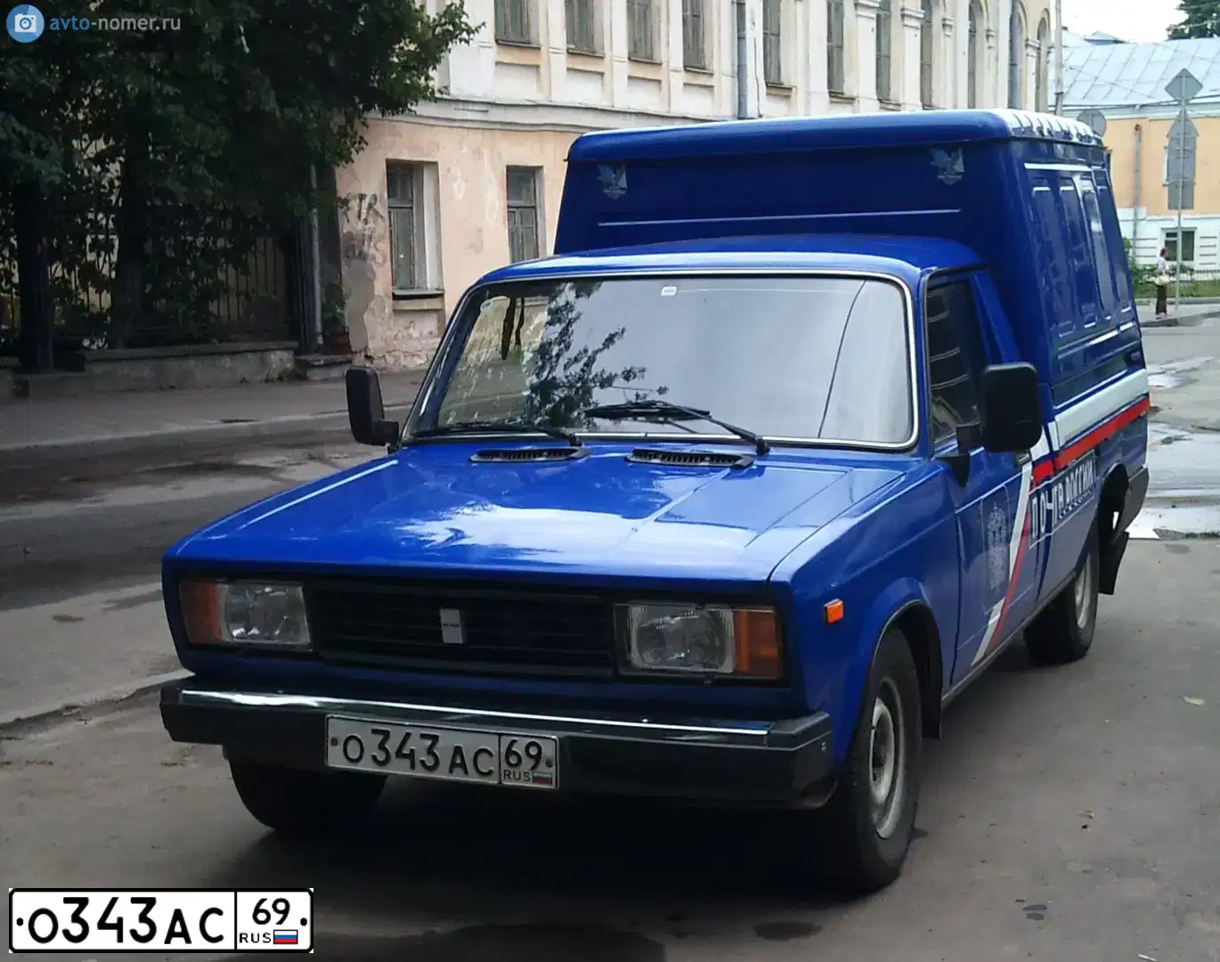 Фото автомобиля IZH 2717, 2007 — госномер О343АС69. Цвет: синий