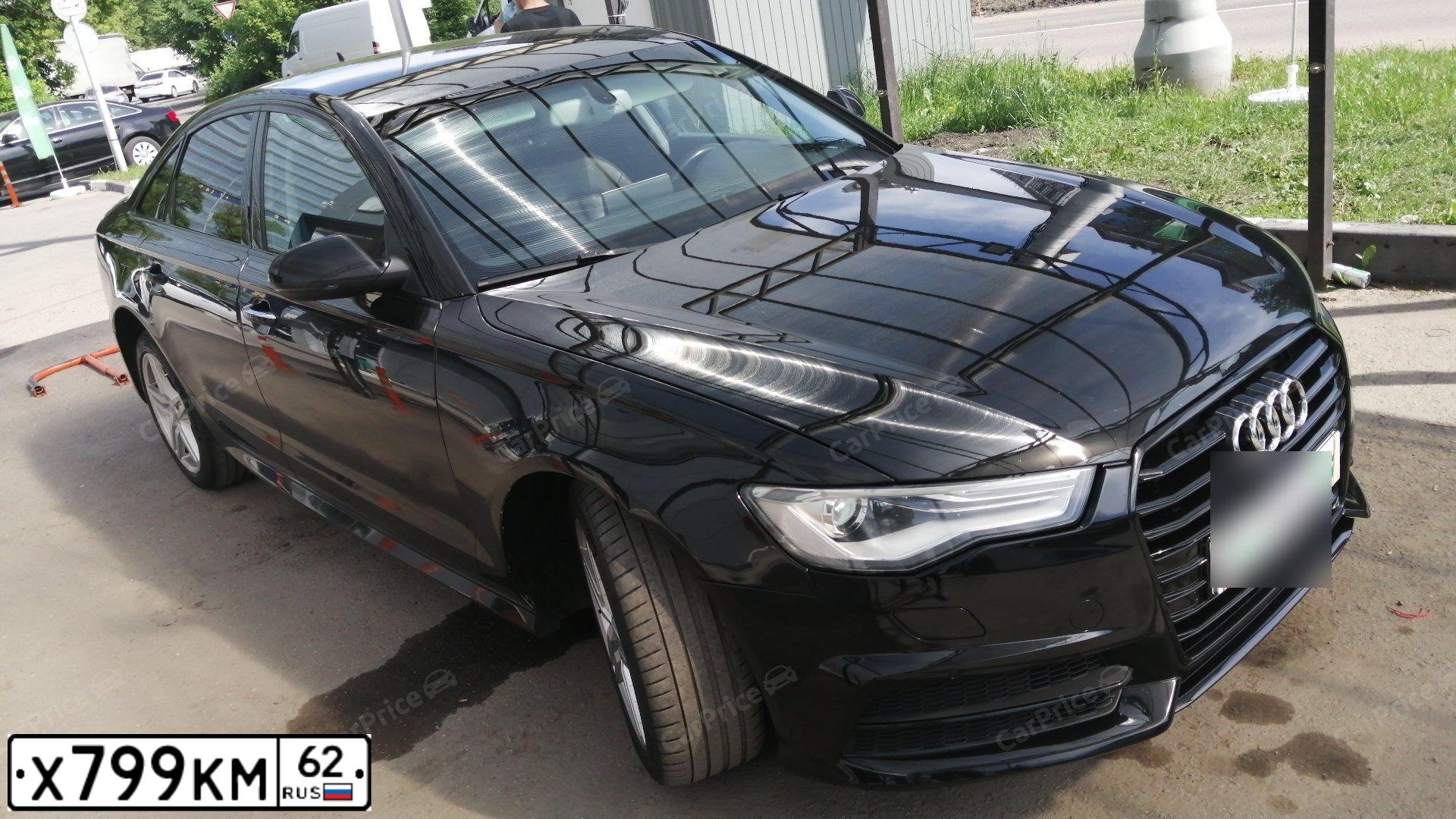 Фото автомобиля AUDI A6, 2017 — госномер О066ОР797. Цвет: ЧЕРНЫЙ
