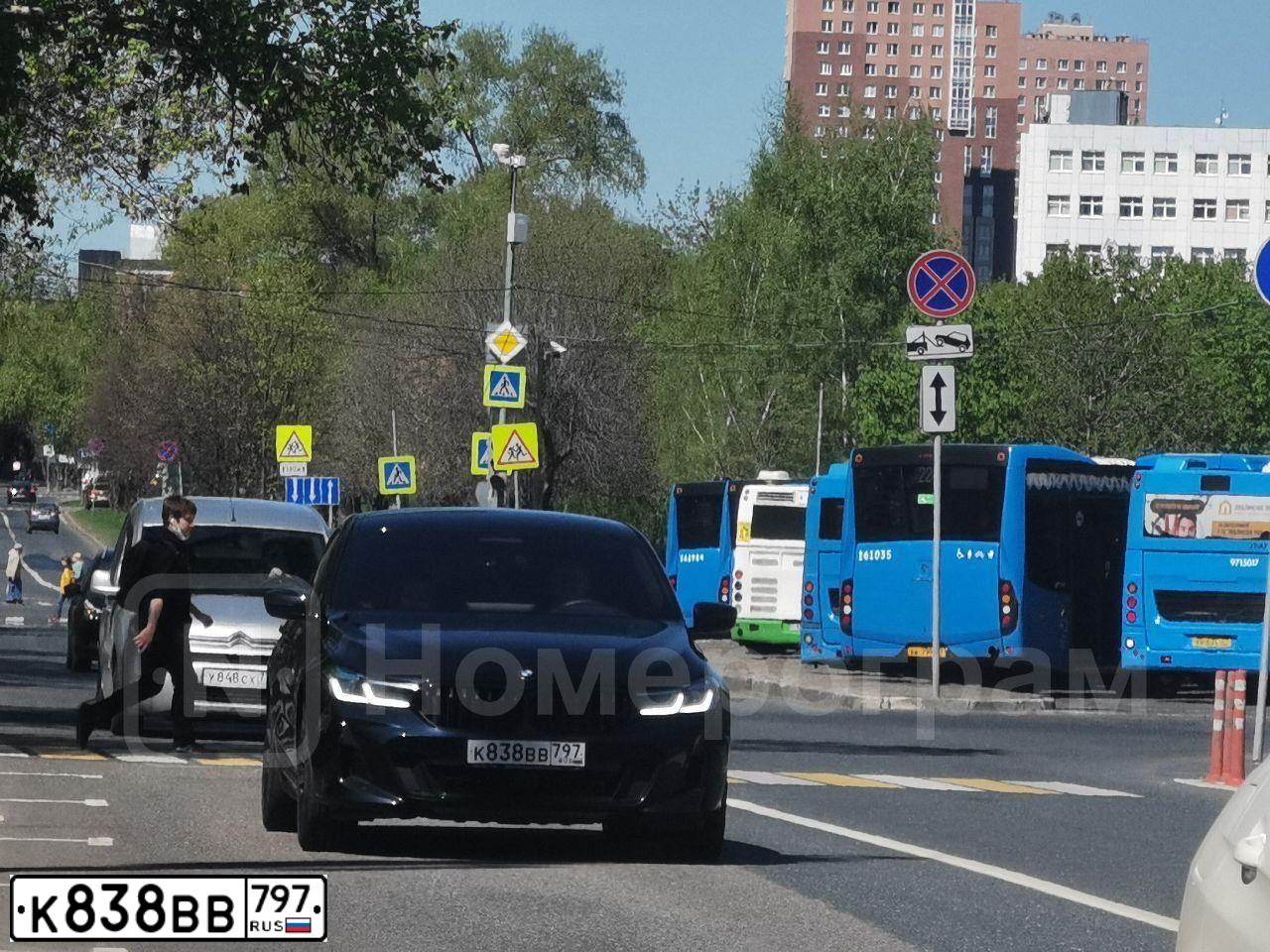 Фото автомобиля BMW SERIE 6 GT, 2020 — госномер К838ВВ797. Цвет: ЧЕРНЫЙ