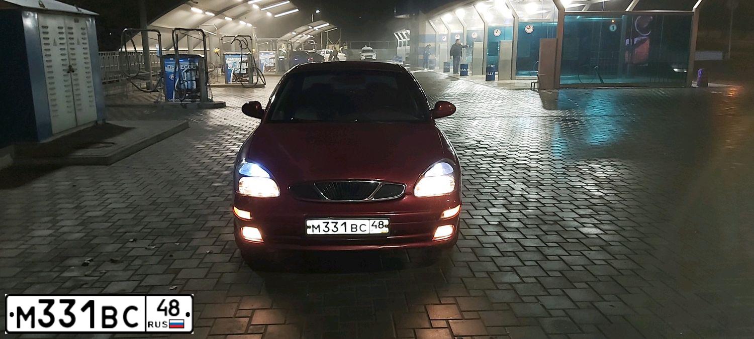 Фото автомобиля DAEWOO O NUBIRA, 2001 — госномер А655АМ180. Цвет: Красный