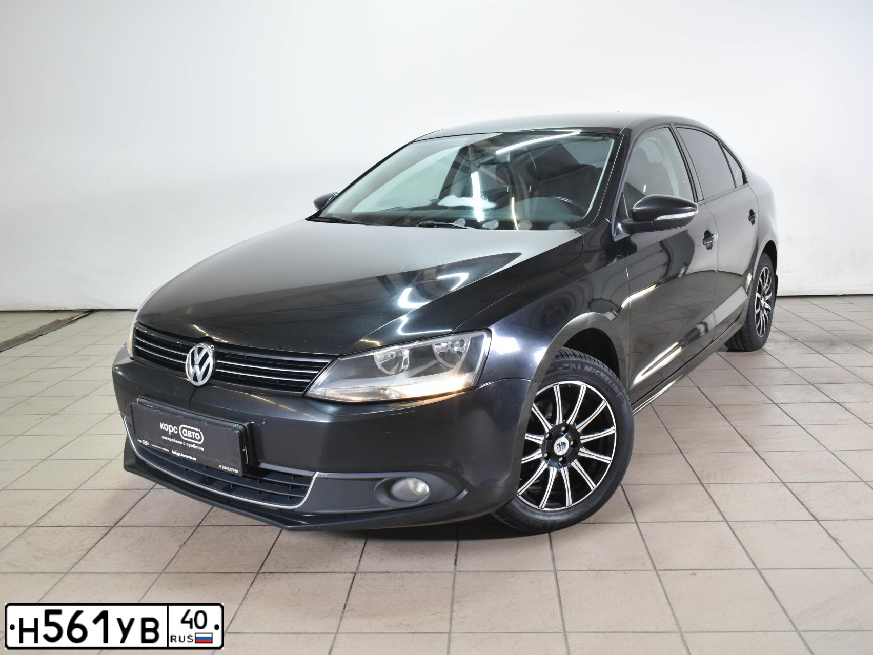Фото автомобиля VOLKSWAGEN JETTA, 2014 — госномер Н561УВ40. Цвет: ЧЕРНЫЙ