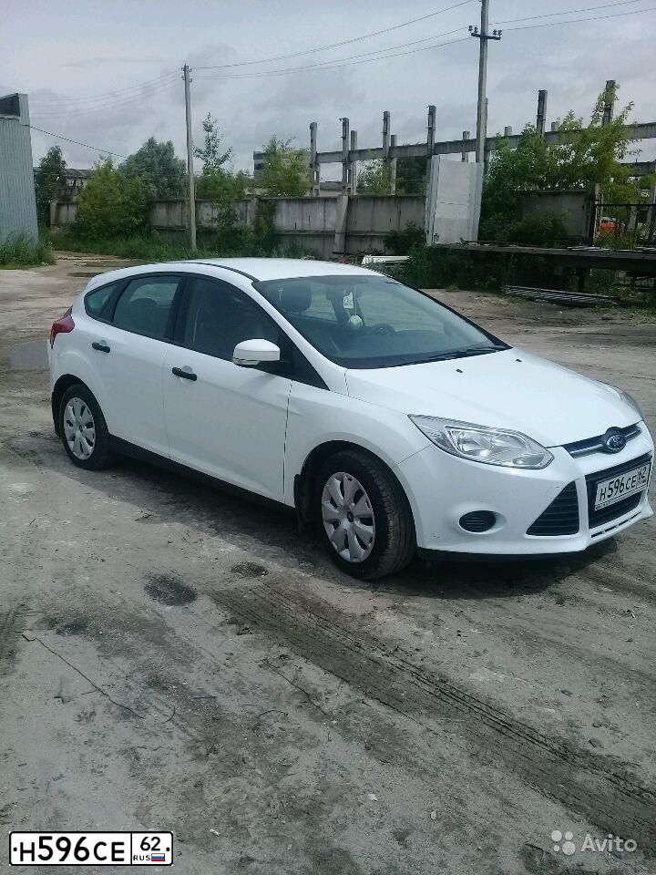Фото автомобиля FORD FOCUS, 2014 — госномер А406ВМ62. Цвет: Белый