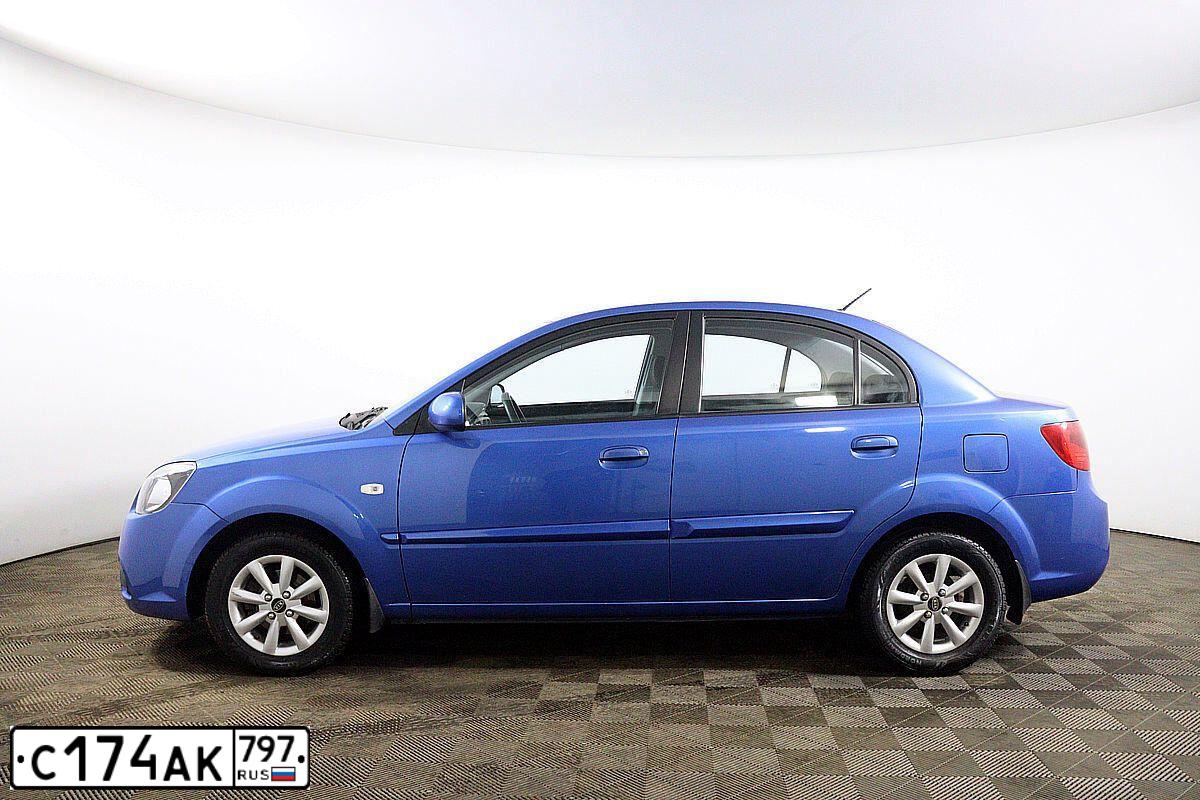 Фото автомобиля KIA RIO, 2010 — госномер У363МТ71. Цвет: синий